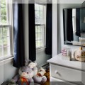 D13. Full length mirror with white frame. 